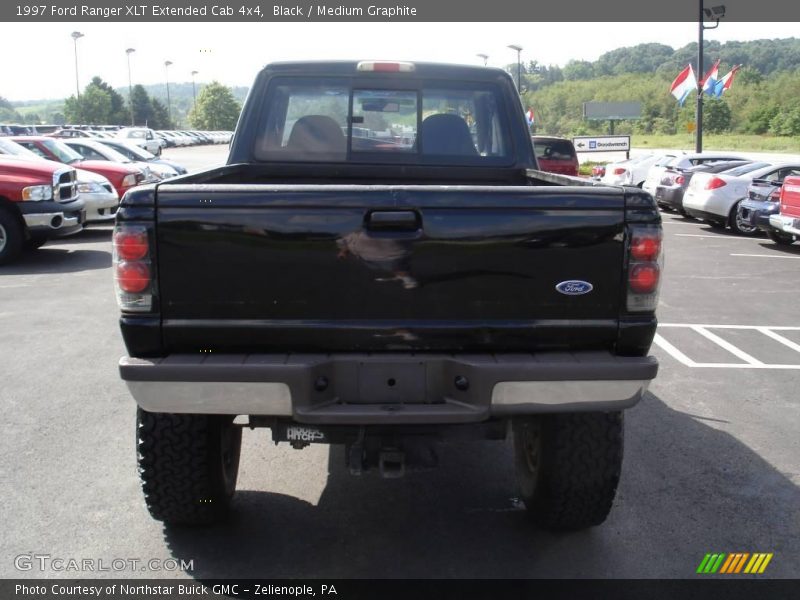 Black / Medium Graphite 1997 Ford Ranger XLT Extended Cab 4x4