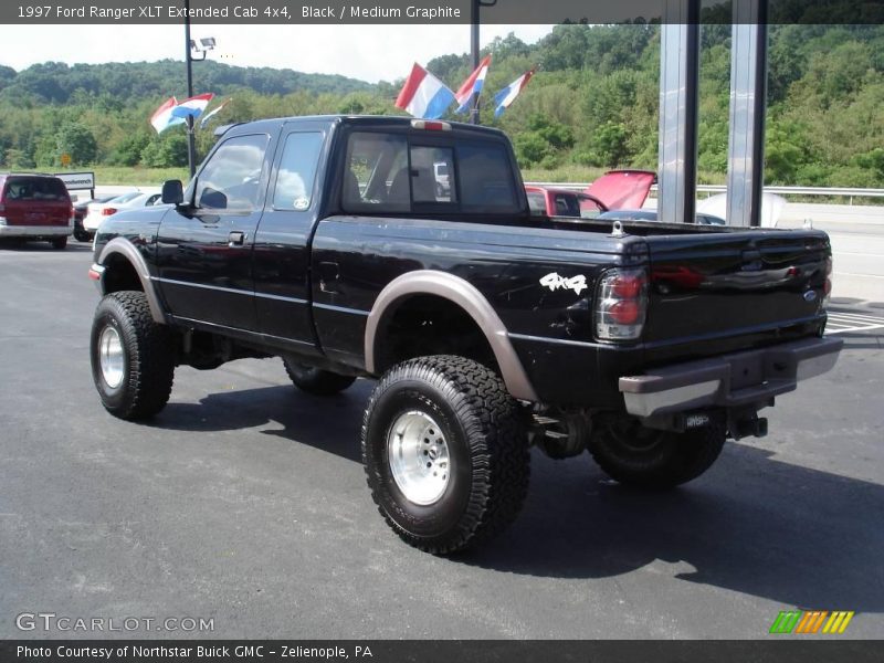 Black / Medium Graphite 1997 Ford Ranger XLT Extended Cab 4x4