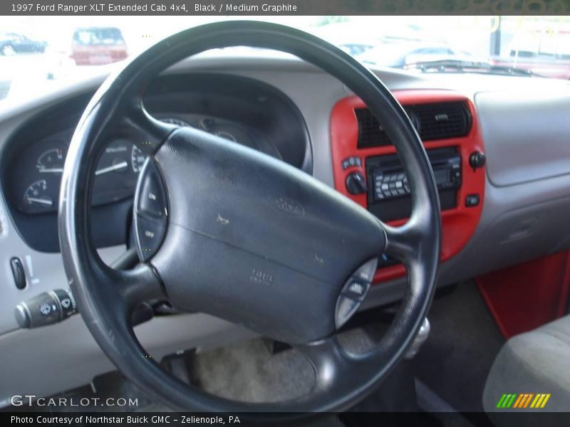 Black / Medium Graphite 1997 Ford Ranger XLT Extended Cab 4x4