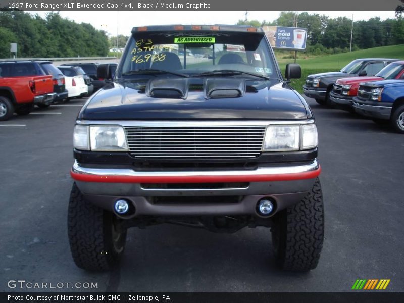 Black / Medium Graphite 1997 Ford Ranger XLT Extended Cab 4x4