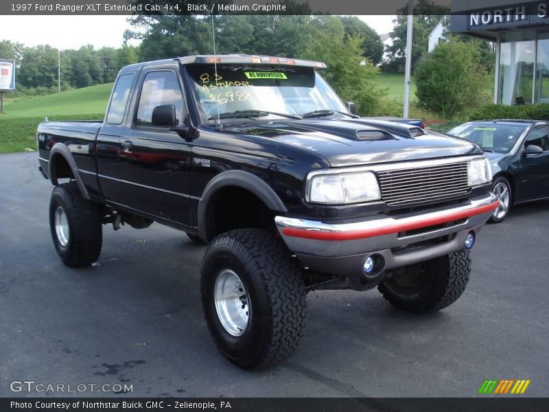 Black / Medium Graphite 1997 Ford Ranger XLT Extended Cab 4x4