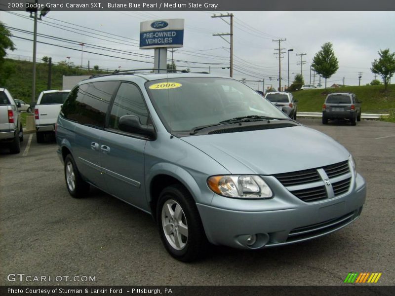 Butane Blue Pearl / Medium Slate Gray 2006 Dodge Grand Caravan SXT