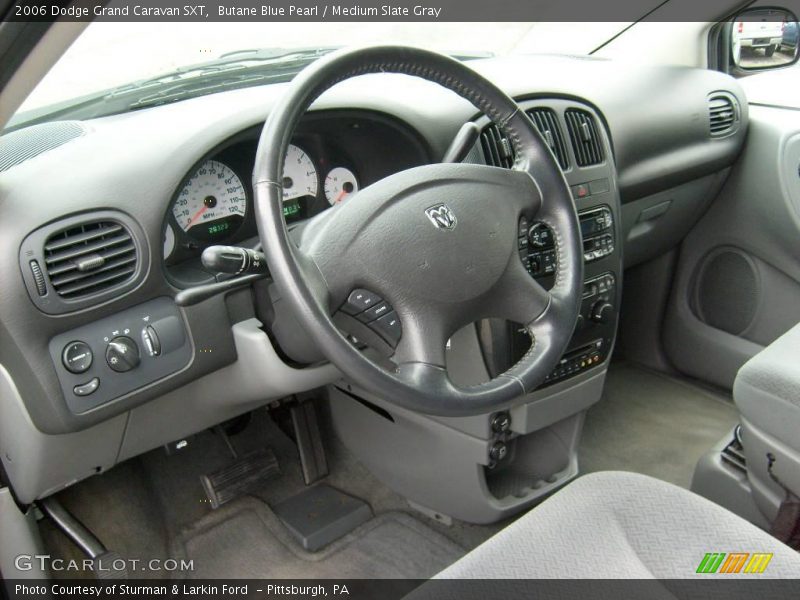 Butane Blue Pearl / Medium Slate Gray 2006 Dodge Grand Caravan SXT