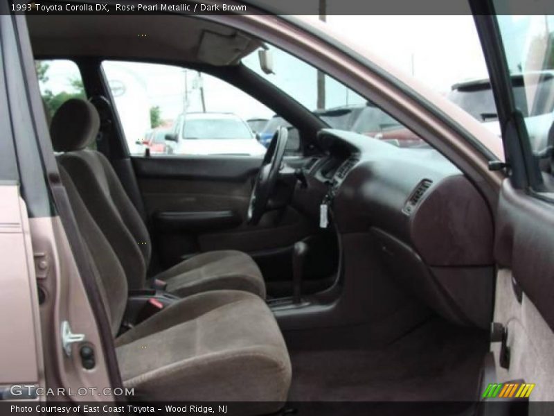 Rose Pearl Metallic / Dark Brown 1993 Toyota Corolla DX