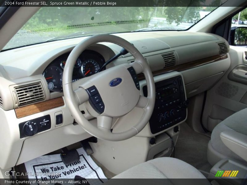 Spruce Green Metallic / Pebble Beige 2004 Ford Freestar SEL
