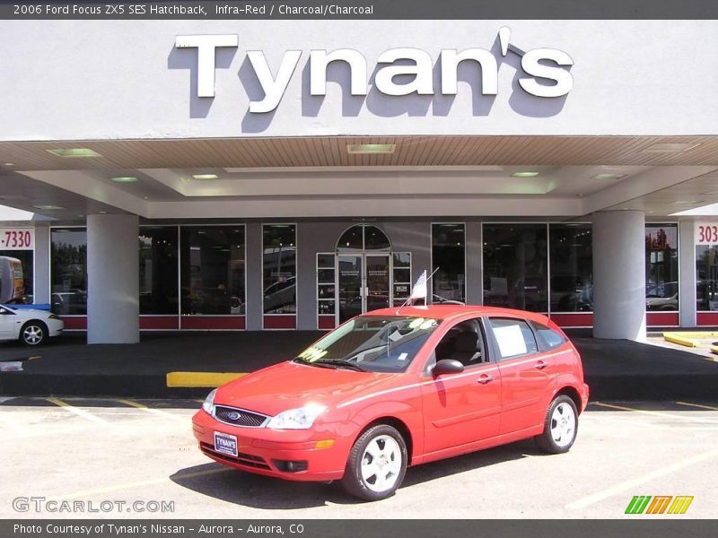 Infra-Red / Charcoal/Charcoal 2006 Ford Focus ZX5 SES Hatchback