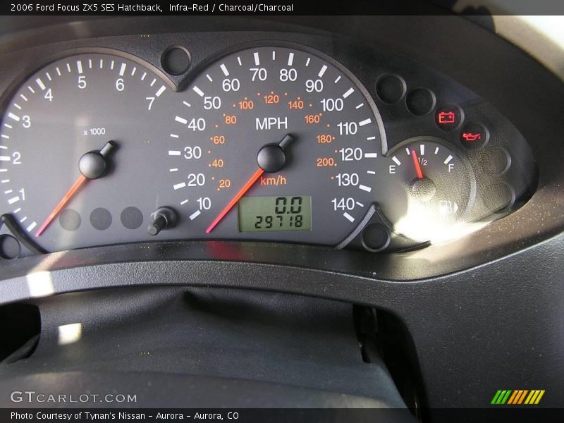 Infra-Red / Charcoal/Charcoal 2006 Ford Focus ZX5 SES Hatchback