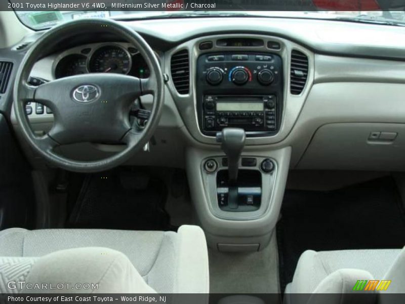 Millennium Silver Metallic / Charcoal 2001 Toyota Highlander V6 4WD