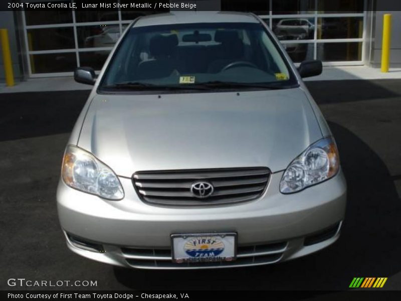 Lunar Mist Silver Metallic / Pebble Beige 2004 Toyota Corolla LE