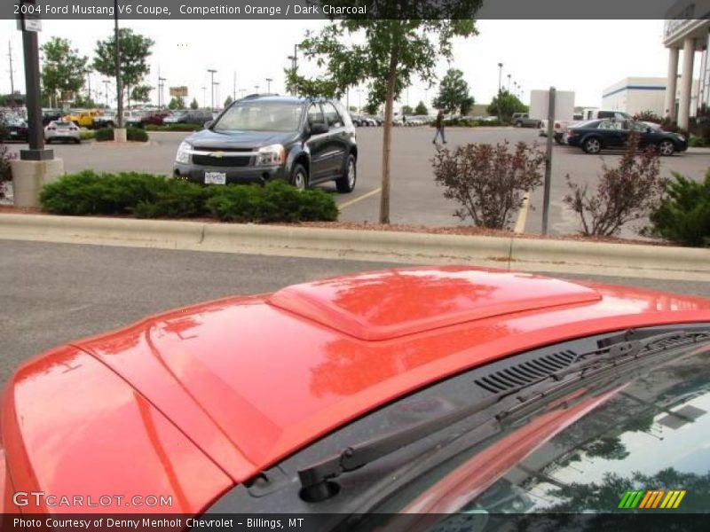 Competition Orange / Dark Charcoal 2004 Ford Mustang V6 Coupe