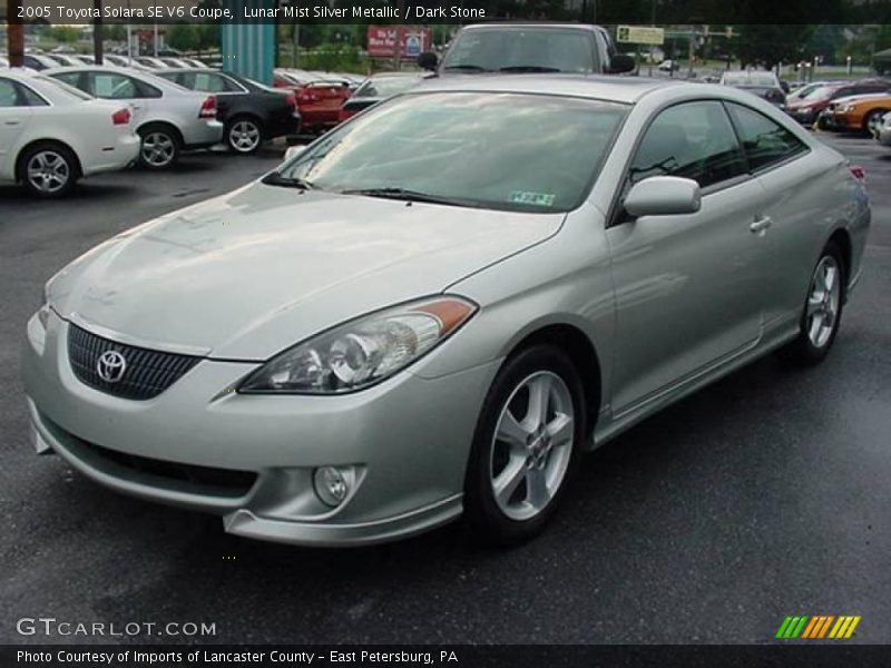 Lunar Mist Silver Metallic / Dark Stone 2005 Toyota Solara SE V6 Coupe