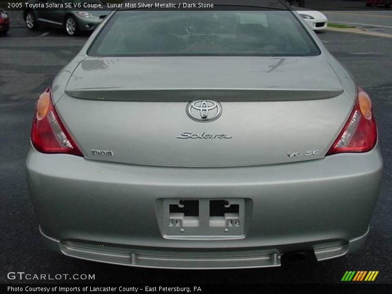 Lunar Mist Silver Metallic / Dark Stone 2005 Toyota Solara SE V6 Coupe