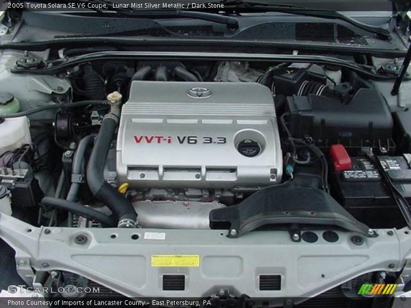 Lunar Mist Silver Metallic / Dark Stone 2005 Toyota Solara SE V6 Coupe