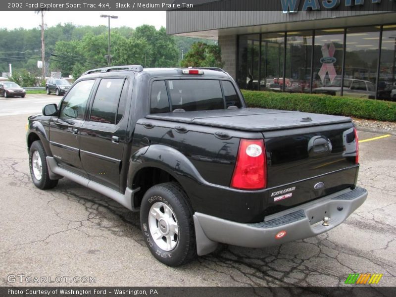 Black / Medium Prairie Tan 2002 Ford Explorer Sport Trac 4x4