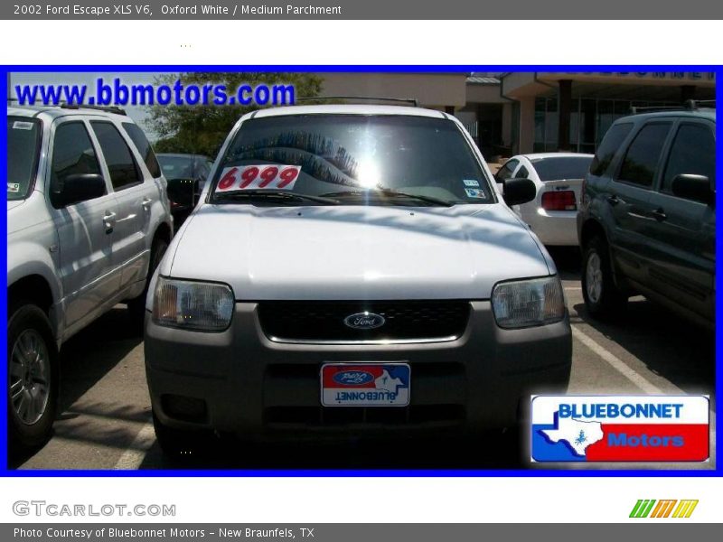 Oxford White / Medium Parchment 2002 Ford Escape XLS V6