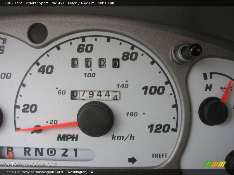 Black / Medium Prairie Tan 2002 Ford Explorer Sport Trac 4x4