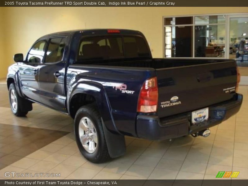 Indigo Ink Blue Pearl / Graphite Gray 2005 Toyota Tacoma PreRunner TRD Sport Double Cab