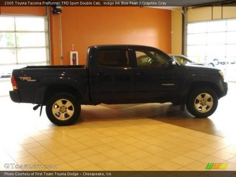 Indigo Ink Blue Pearl / Graphite Gray 2005 Toyota Tacoma PreRunner TRD Sport Double Cab