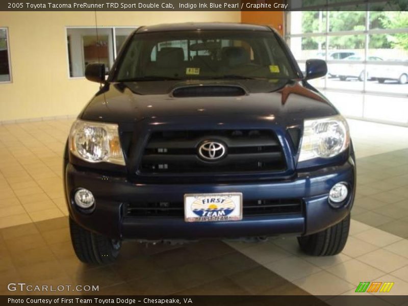 Indigo Ink Blue Pearl / Graphite Gray 2005 Toyota Tacoma PreRunner TRD Sport Double Cab