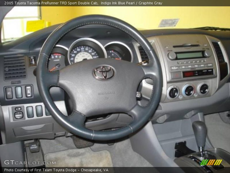 Indigo Ink Blue Pearl / Graphite Gray 2005 Toyota Tacoma PreRunner TRD Sport Double Cab