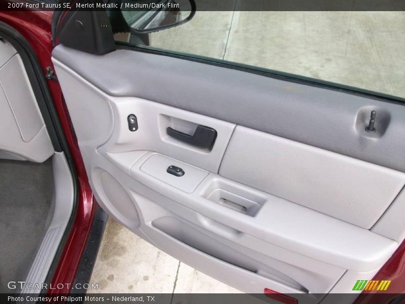 Merlot Metallic / Medium/Dark Flint 2007 Ford Taurus SE