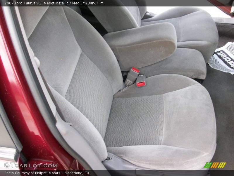Merlot Metallic / Medium/Dark Flint 2007 Ford Taurus SE