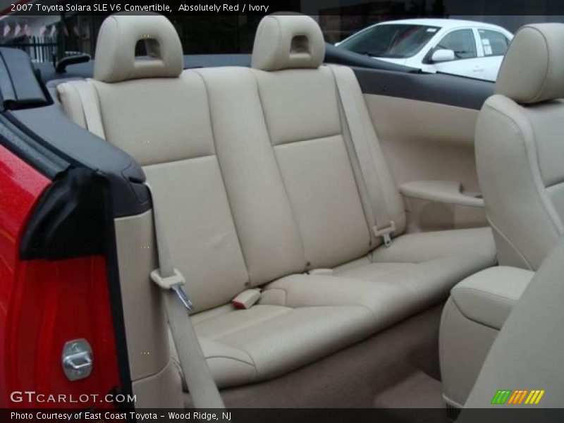 Absolutely Red / Ivory 2007 Toyota Solara SLE V6 Convertible