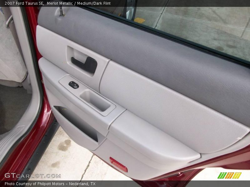 Merlot Metallic / Medium/Dark Flint 2007 Ford Taurus SE
