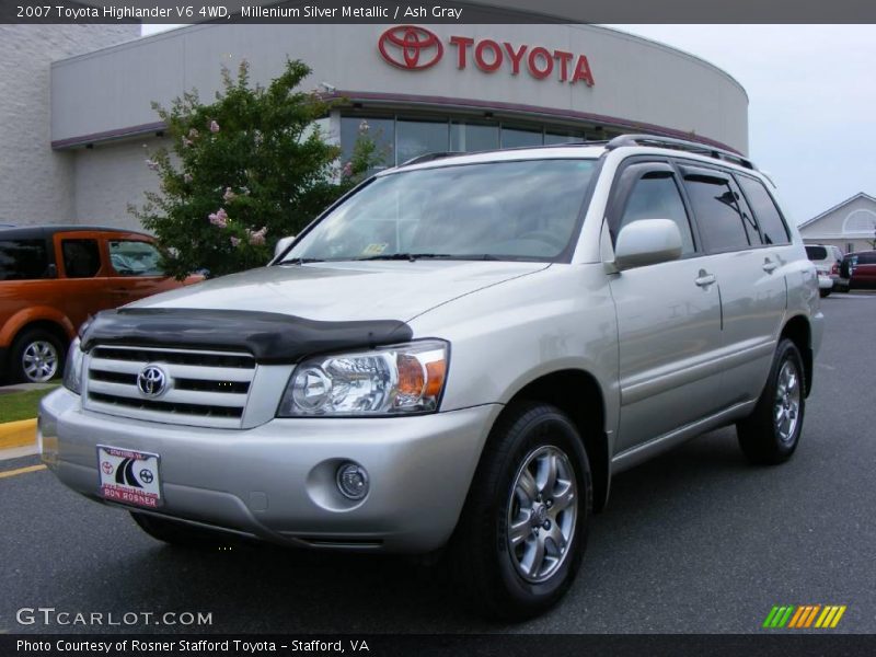 Millenium Silver Metallic / Ash Gray 2007 Toyota Highlander V6 4WD