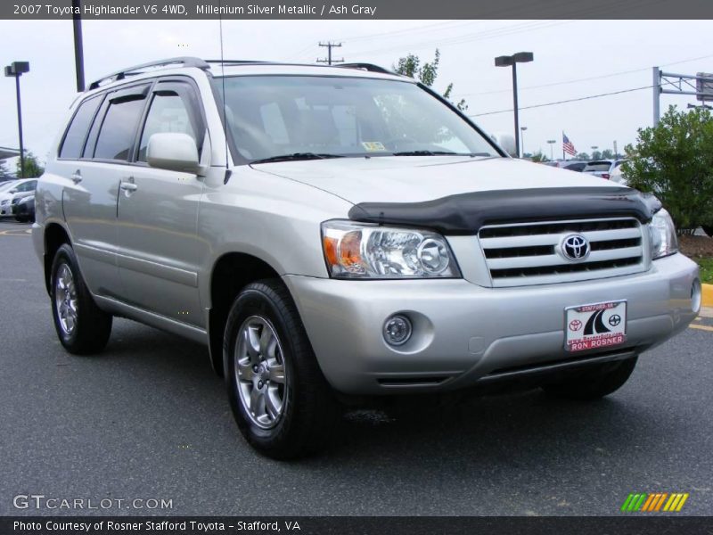 Millenium Silver Metallic / Ash Gray 2007 Toyota Highlander V6 4WD