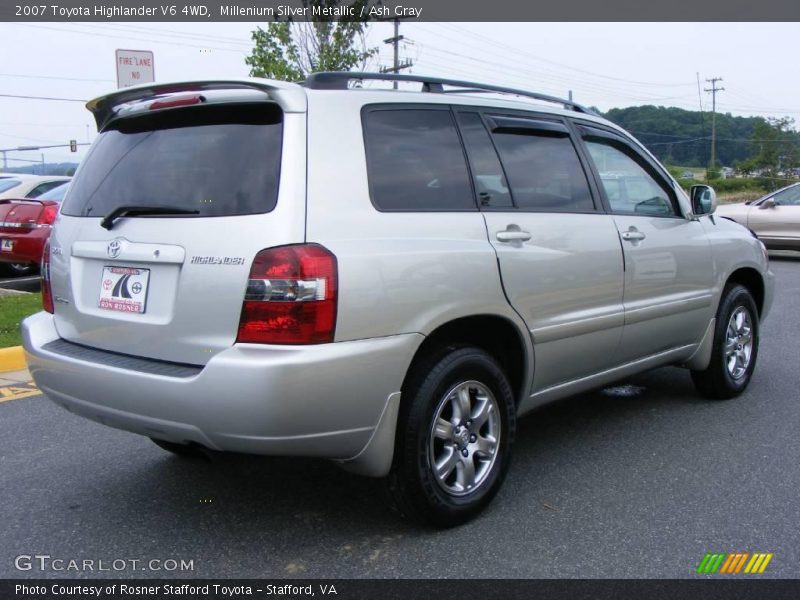 Millenium Silver Metallic / Ash Gray 2007 Toyota Highlander V6 4WD