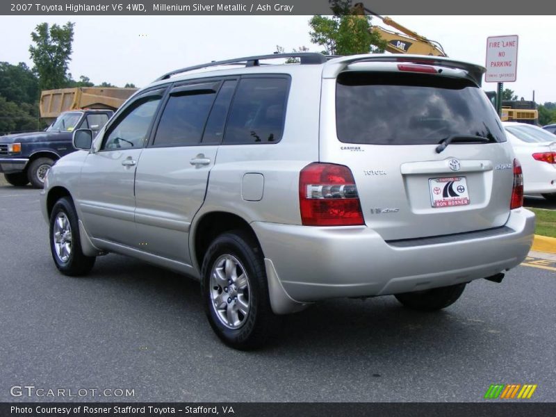 Millenium Silver Metallic / Ash Gray 2007 Toyota Highlander V6 4WD