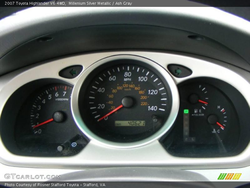Millenium Silver Metallic / Ash Gray 2007 Toyota Highlander V6 4WD