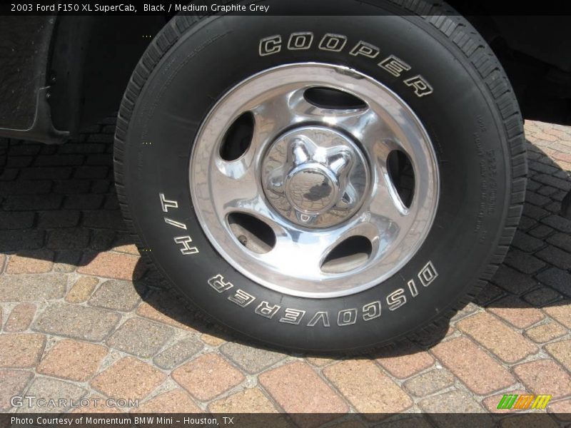 Black / Medium Graphite Grey 2003 Ford F150 XL SuperCab