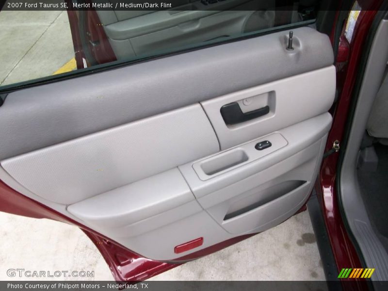 Merlot Metallic / Medium/Dark Flint 2007 Ford Taurus SE