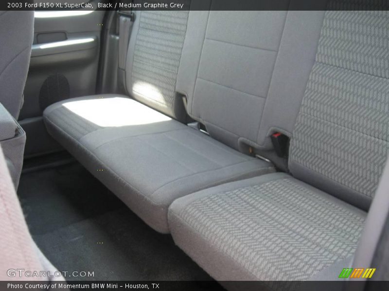 Black / Medium Graphite Grey 2003 Ford F150 XL SuperCab