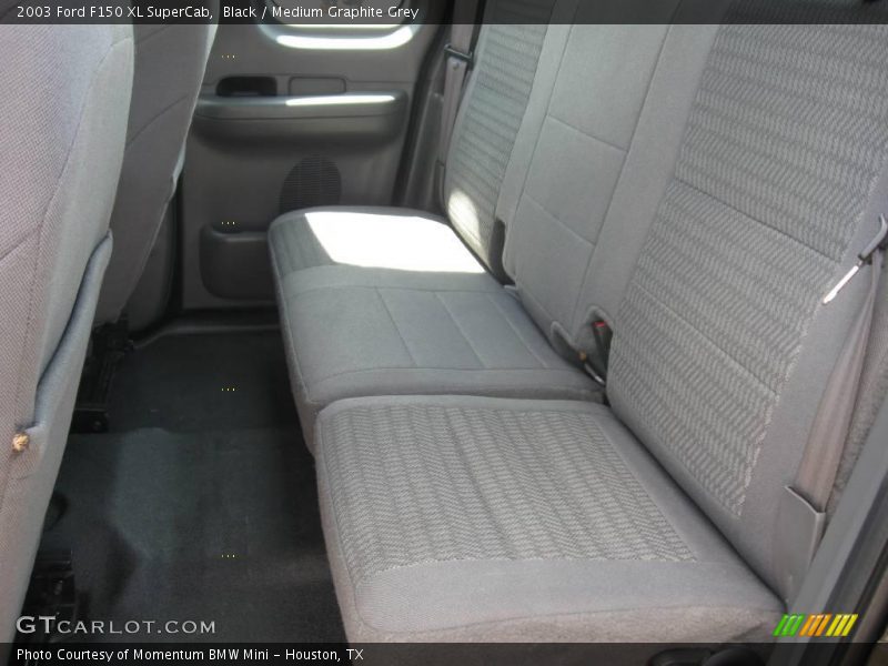 Black / Medium Graphite Grey 2003 Ford F150 XL SuperCab