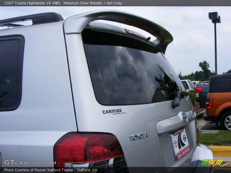 Millenium Silver Metallic / Ash Gray 2007 Toyota Highlander V6 4WD