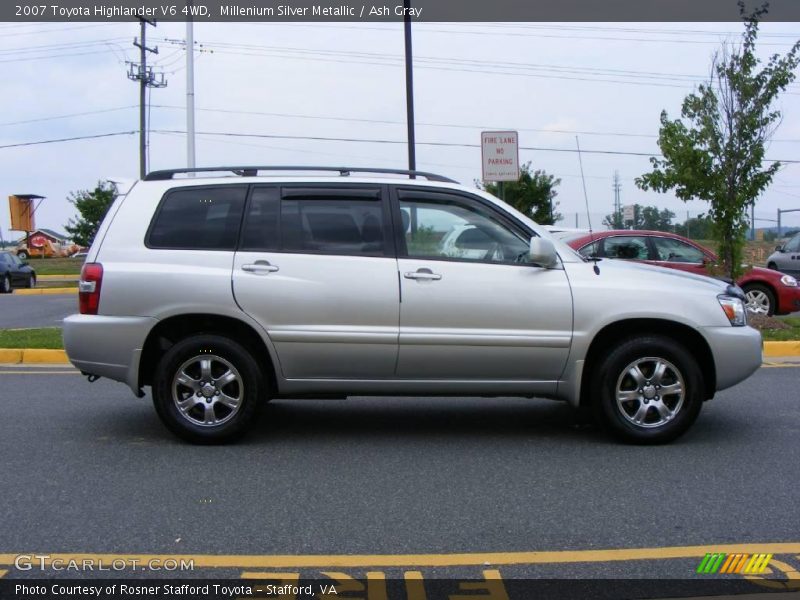 Millenium Silver Metallic / Ash Gray 2007 Toyota Highlander V6 4WD