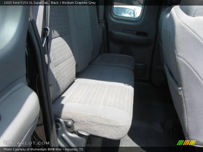 Black / Medium Graphite Grey 2003 Ford F150 XL SuperCab