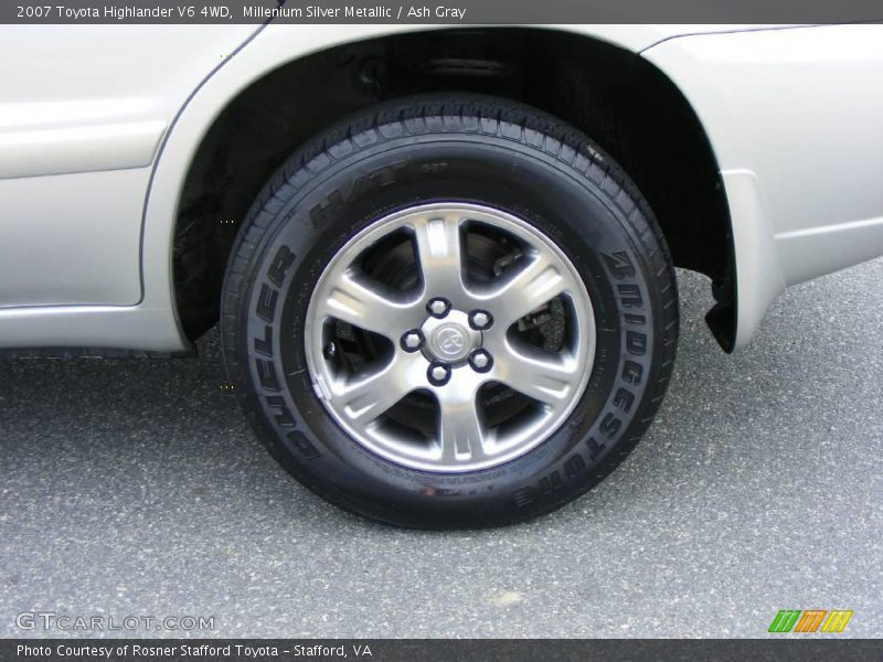 Millenium Silver Metallic / Ash Gray 2007 Toyota Highlander V6 4WD