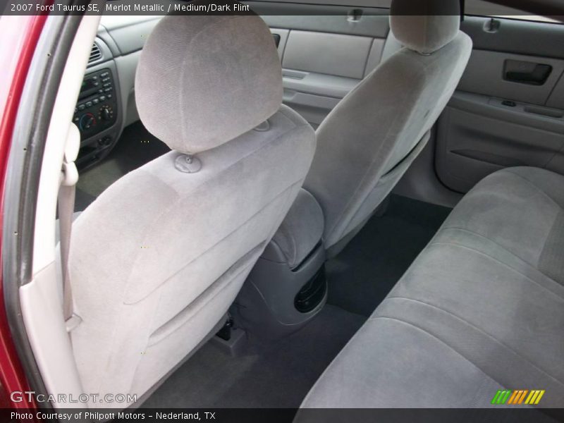 Merlot Metallic / Medium/Dark Flint 2007 Ford Taurus SE