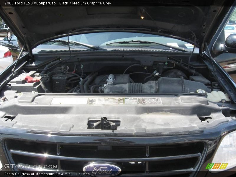 Black / Medium Graphite Grey 2003 Ford F150 XL SuperCab