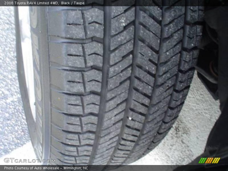 Black / Taupe 2008 Toyota RAV4 Limited 4WD