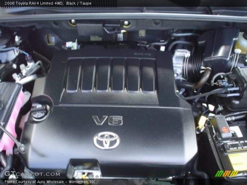 Black / Taupe 2008 Toyota RAV4 Limited 4WD