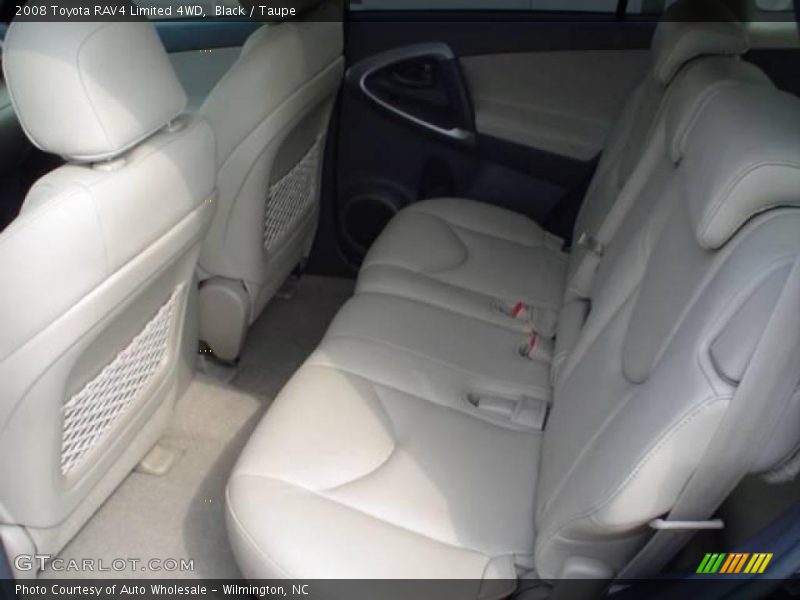 Black / Taupe 2008 Toyota RAV4 Limited 4WD