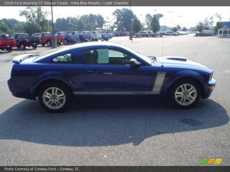 Vista Blue Metallic / Light Graphite 2008 Ford Mustang GT Deluxe Coupe