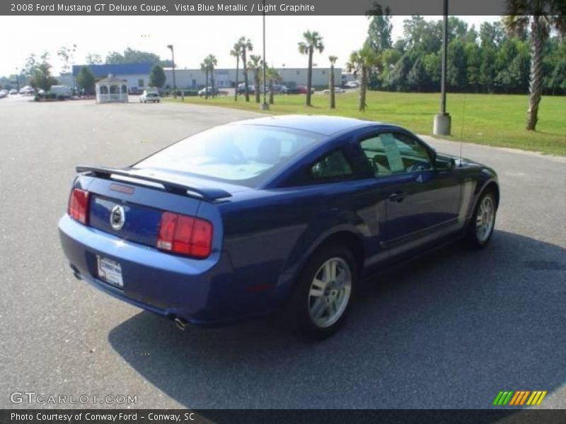 Vista Blue Metallic / Light Graphite 2008 Ford Mustang GT Deluxe Coupe