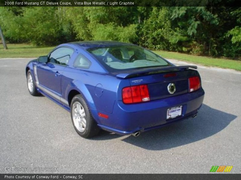 Vista Blue Metallic / Light Graphite 2008 Ford Mustang GT Deluxe Coupe