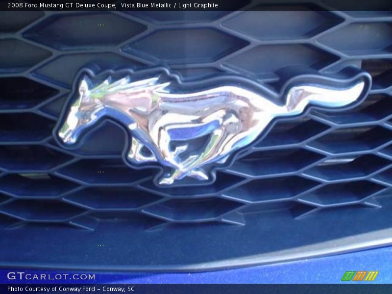 Vista Blue Metallic / Light Graphite 2008 Ford Mustang GT Deluxe Coupe